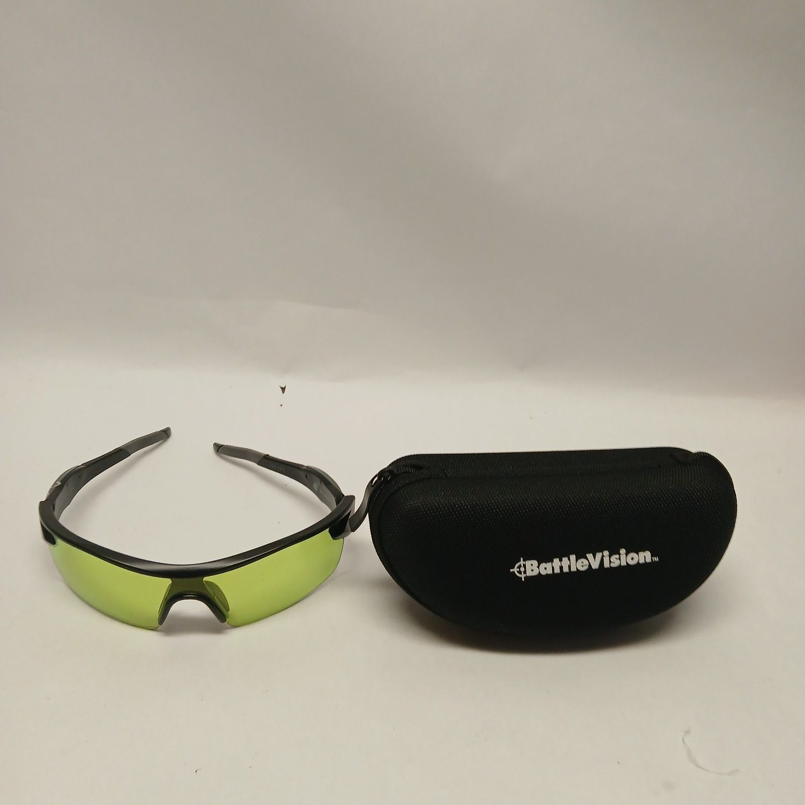 Battlevision Atomic Beam Night Driving Glasses GreenYellow Color Bulbhead New